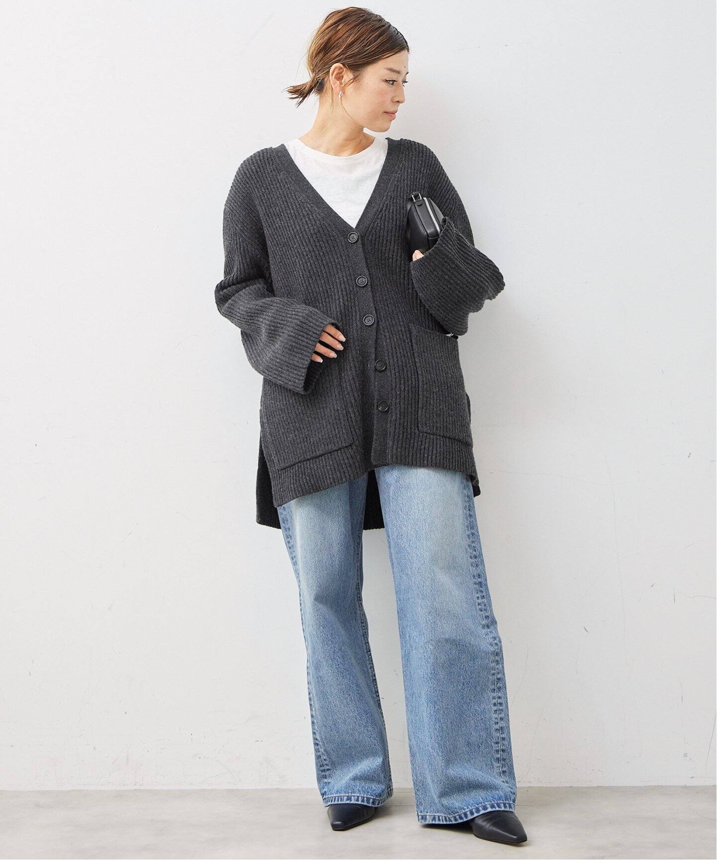 TOTEME/トーテム】 Ribbed Wool カーディガン（カーディガン  