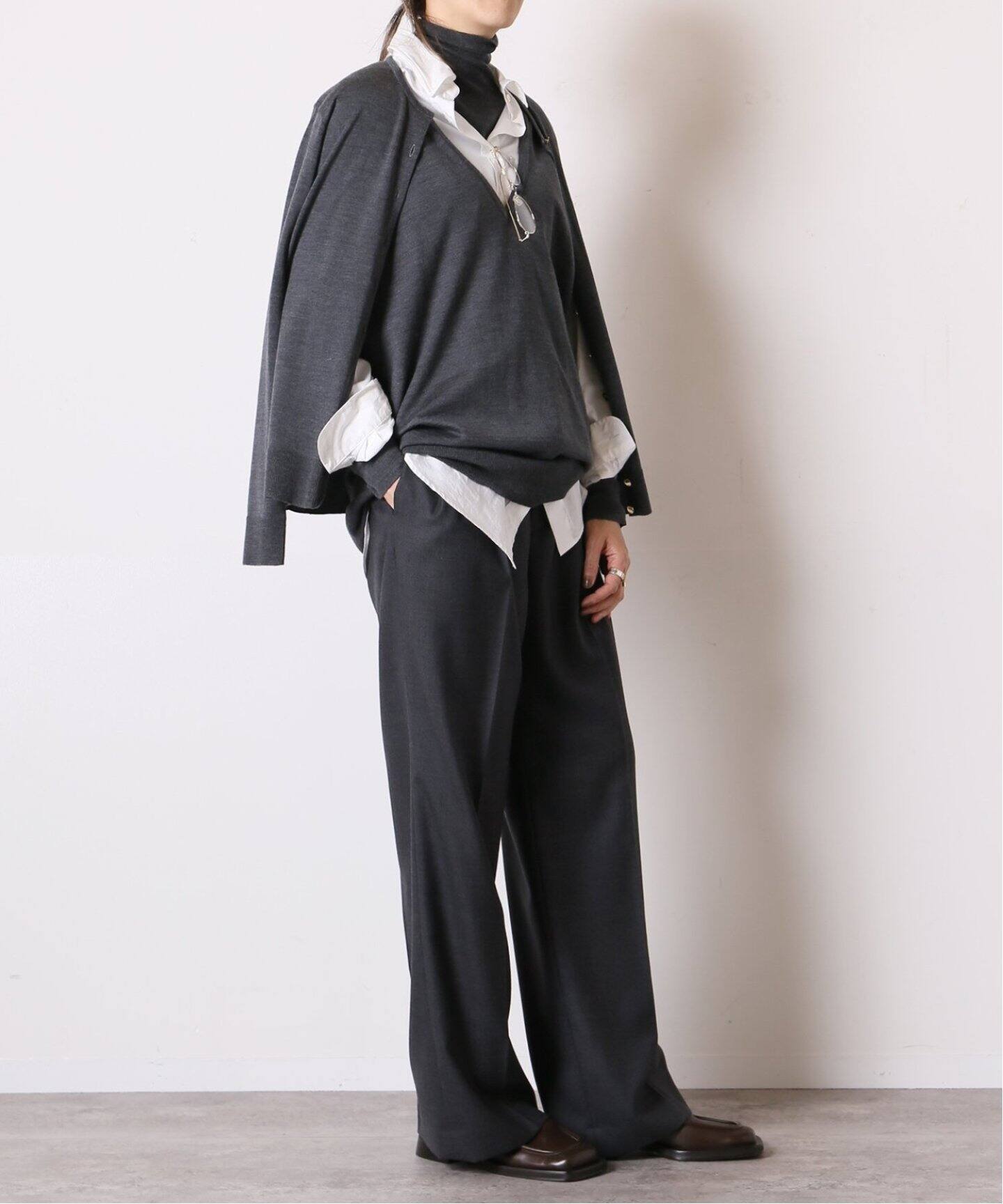 追加FF30 クルーネック オーバーカーディガン（カーディガン）｜MUSE  