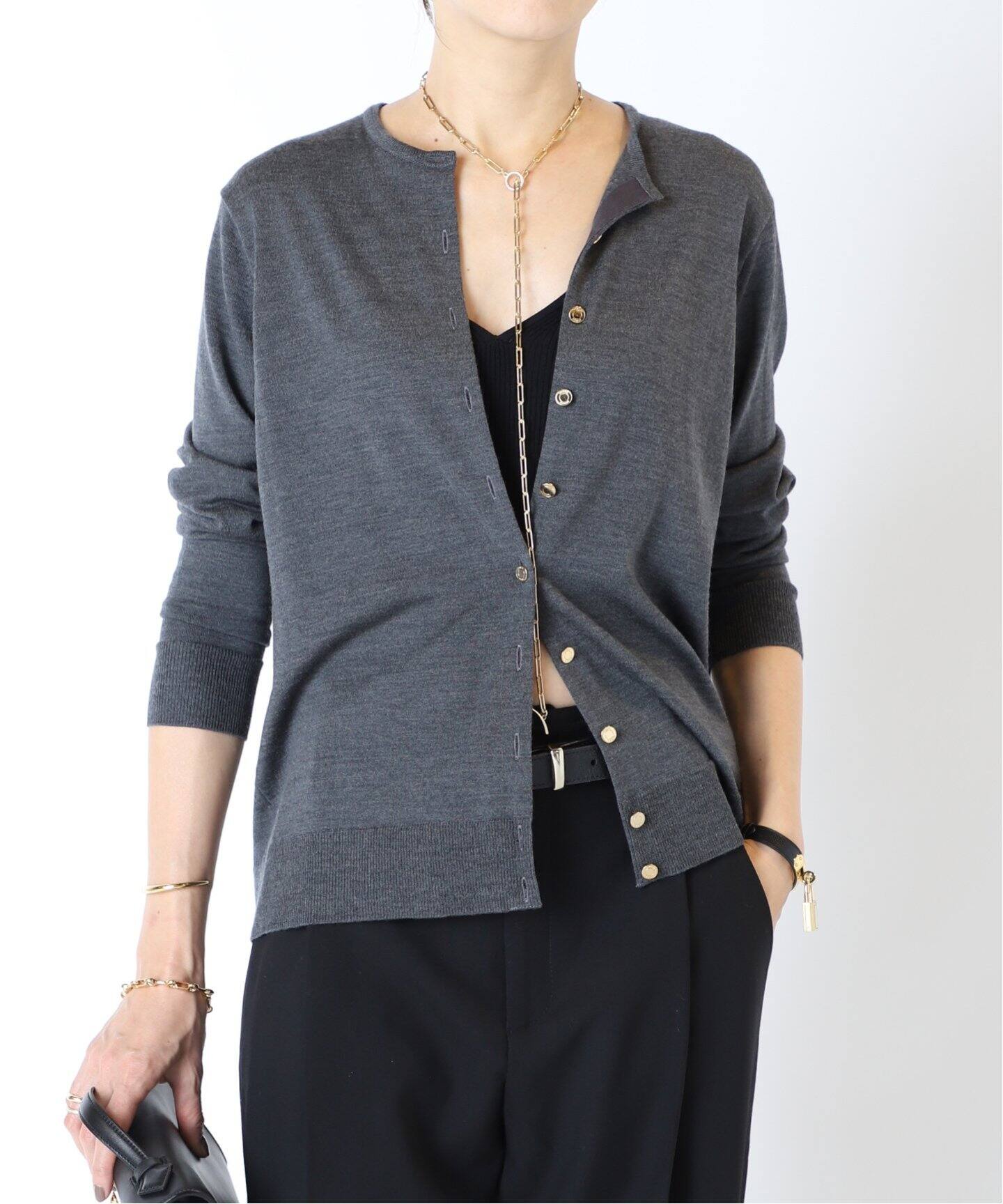 追加FF30 クルーネック オーバーカーディガン（カーディガン）｜MUSE  