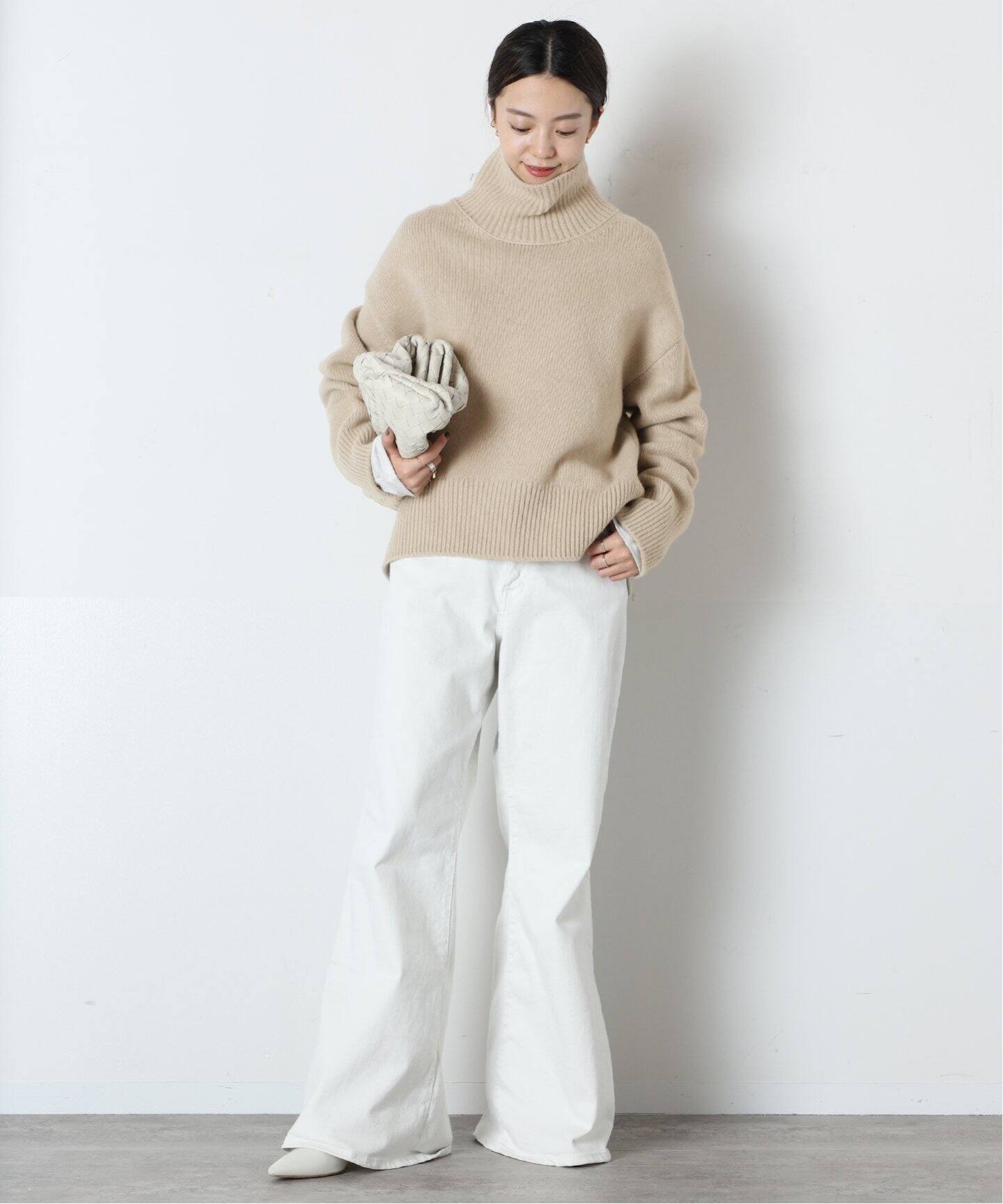 JADE MIDI タートルネックプルオーバー（ニット／セーター）｜MUSE de  