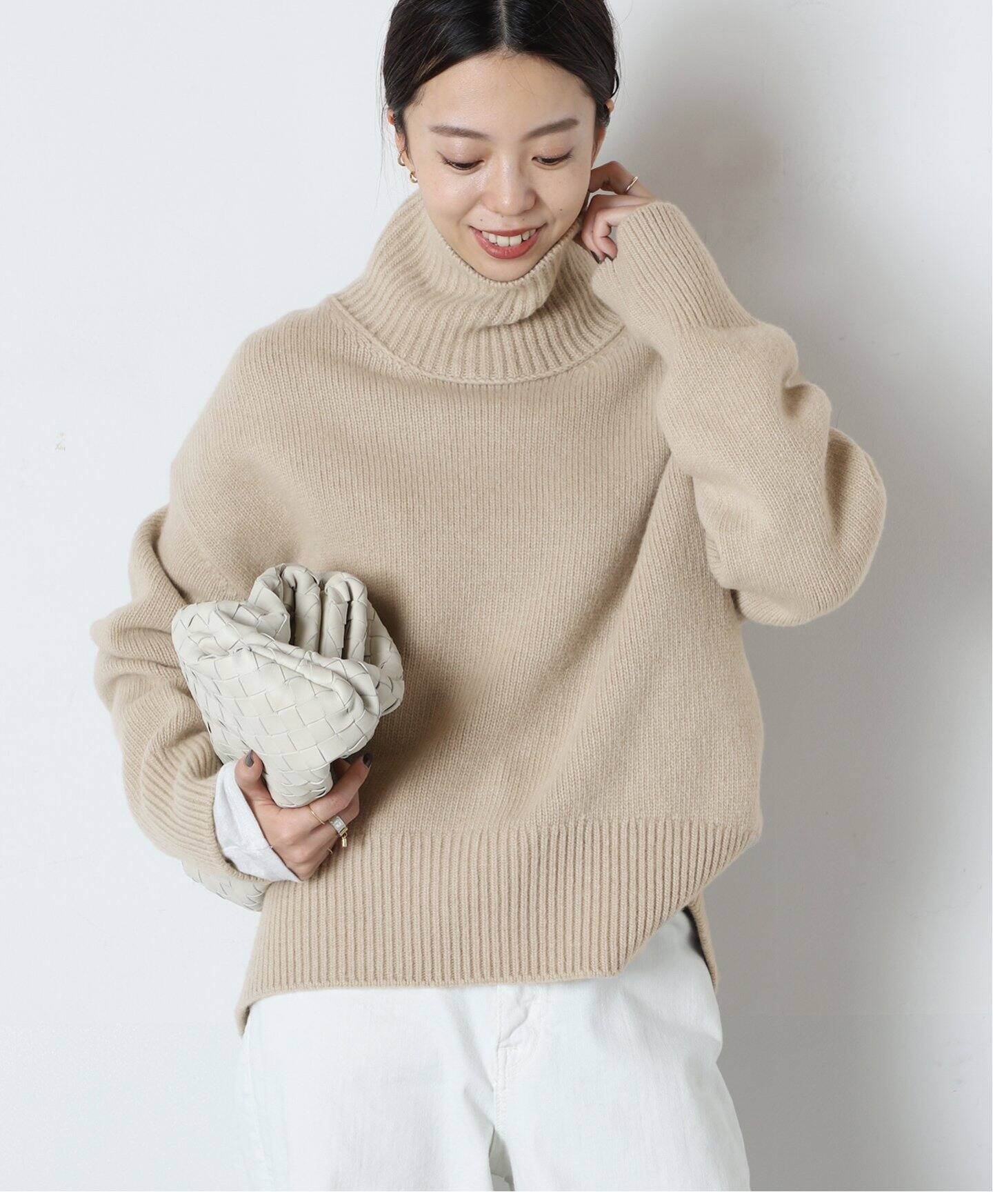 JADE MIDI タートルネックプルオーバー（ニット／セーター）｜MUSE de  