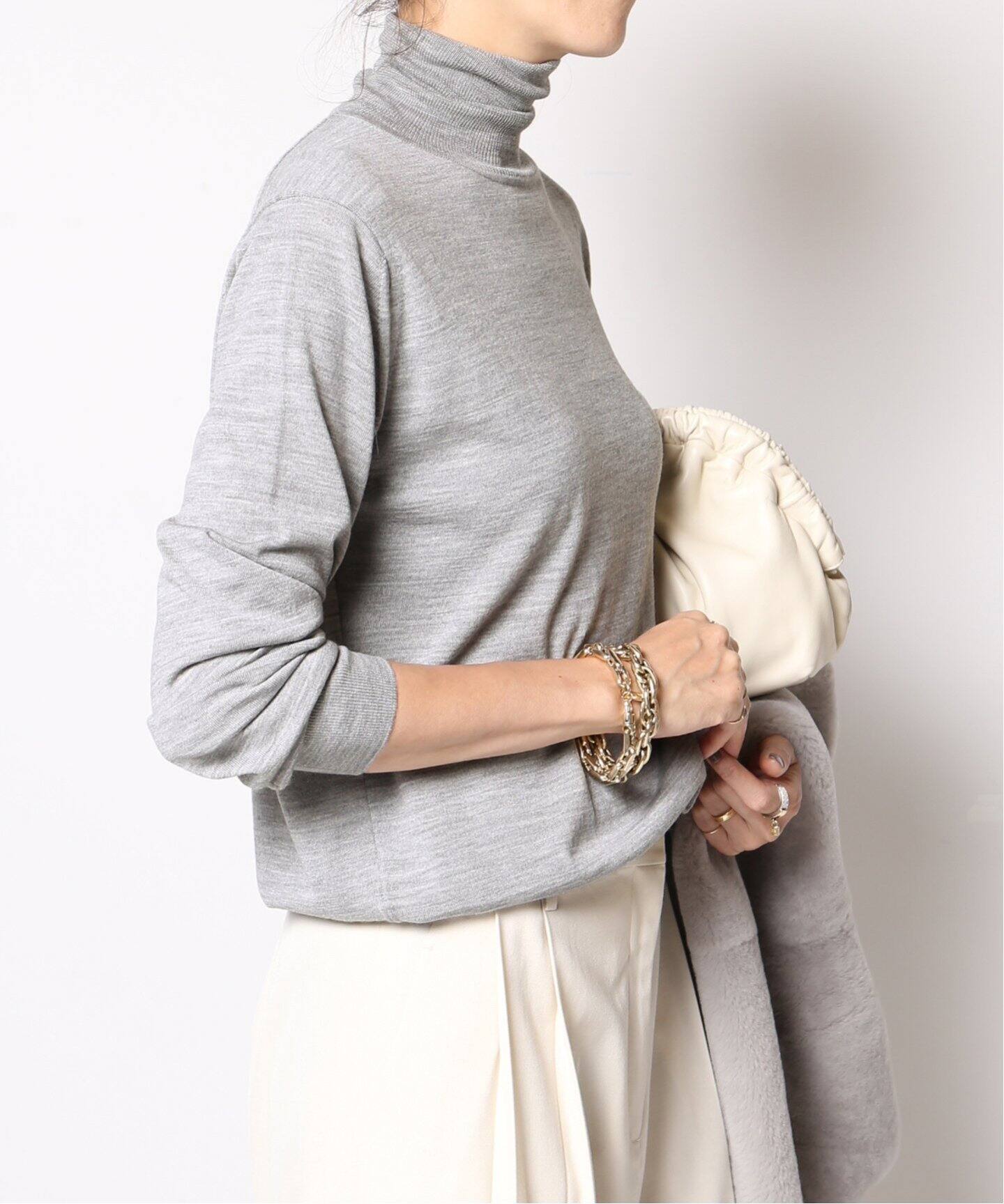 FF30 タートルネックプルオーバー（ニット／セーター）｜MUSE de  