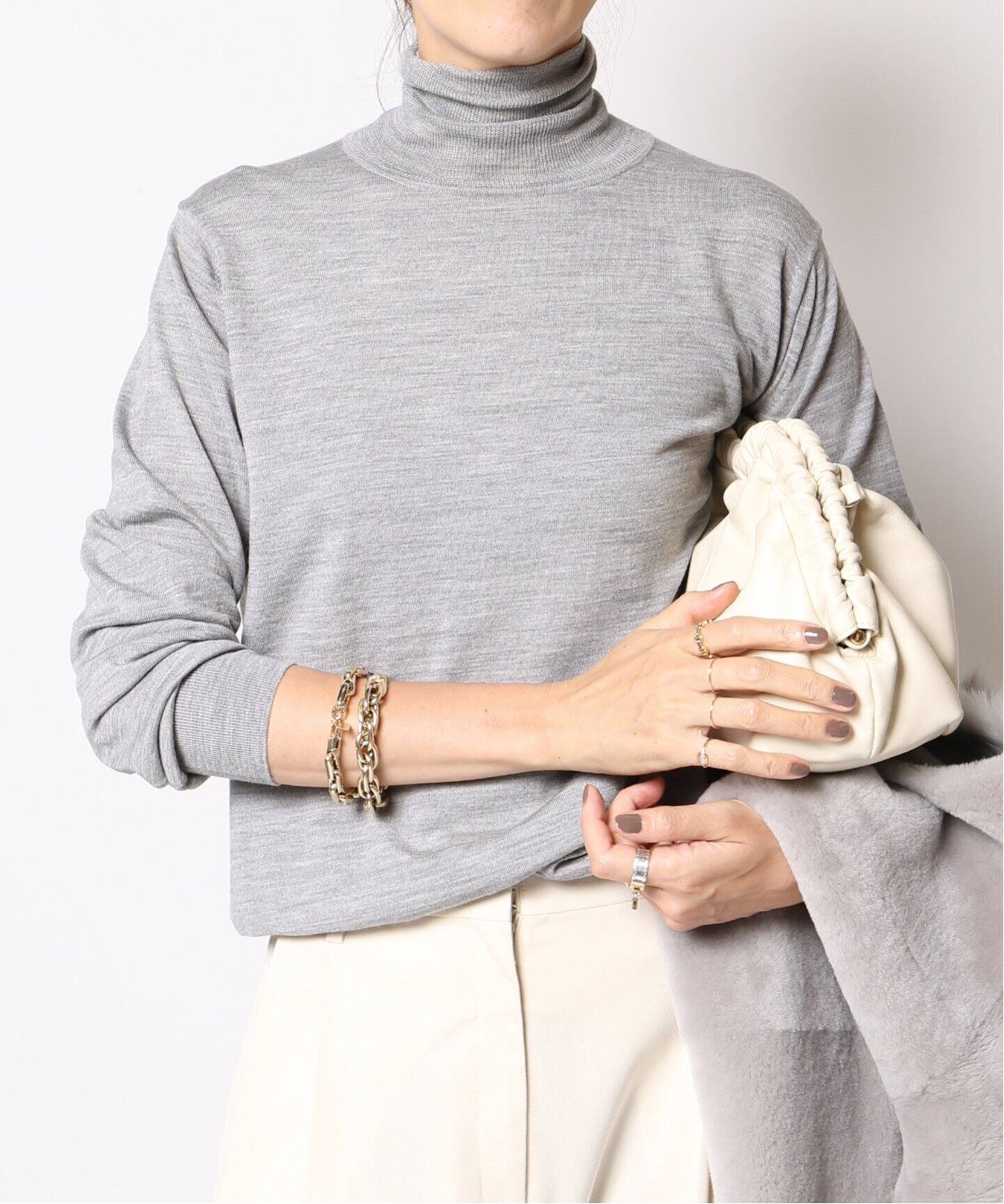 FF30 タートルネックプルオーバー（ニット／セーター）｜MUSE de  