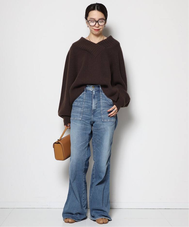 OLBIA アゼ Vネック プルオーバー（ニット／セーター）｜MUSE de  