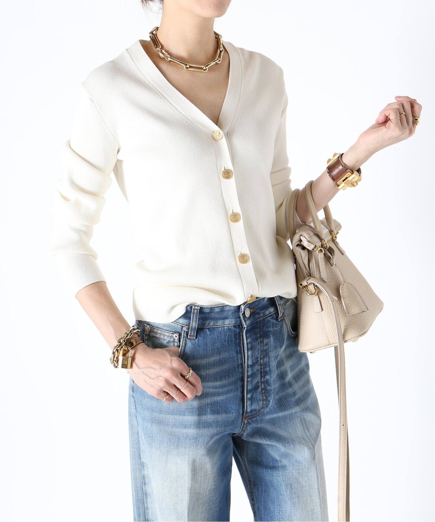 Diner B RIB カーディガン（カーディガン）｜MUSE de Deuxieme Classe  