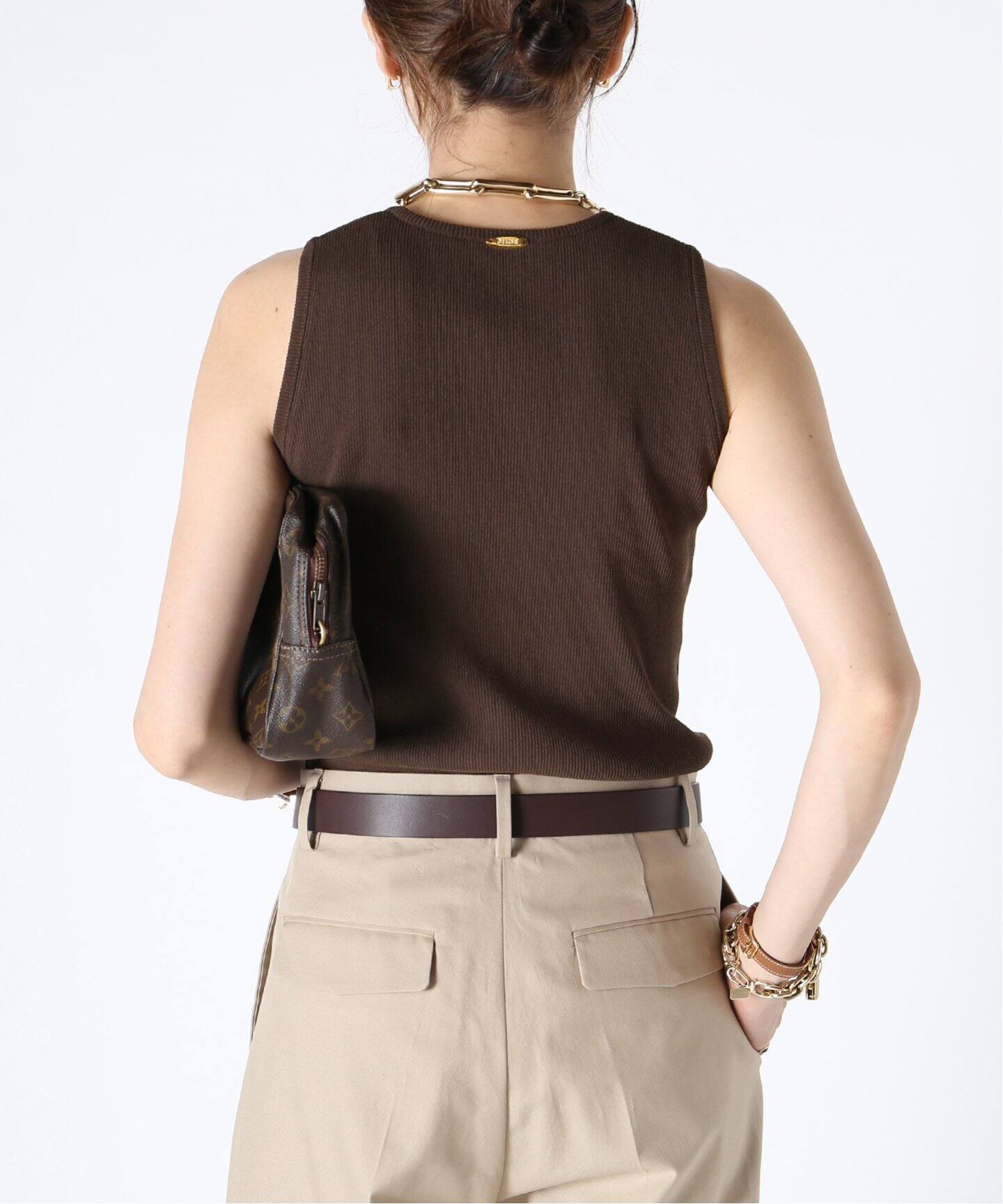Diner B RIB CROP タンクトップ（タンクトップ）｜MUSE de Deuxieme 