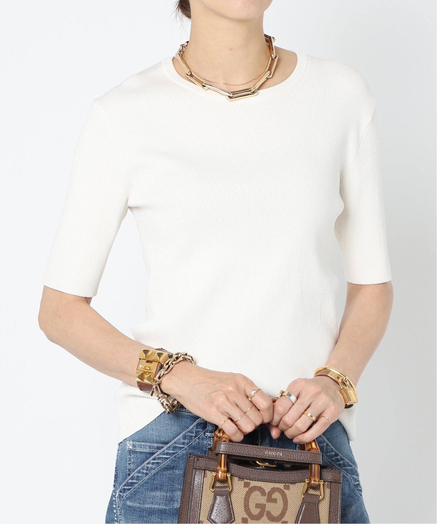 Diner B RIB Tシャツ（ニット／セーター）｜MUSE de Deuxieme Classe  