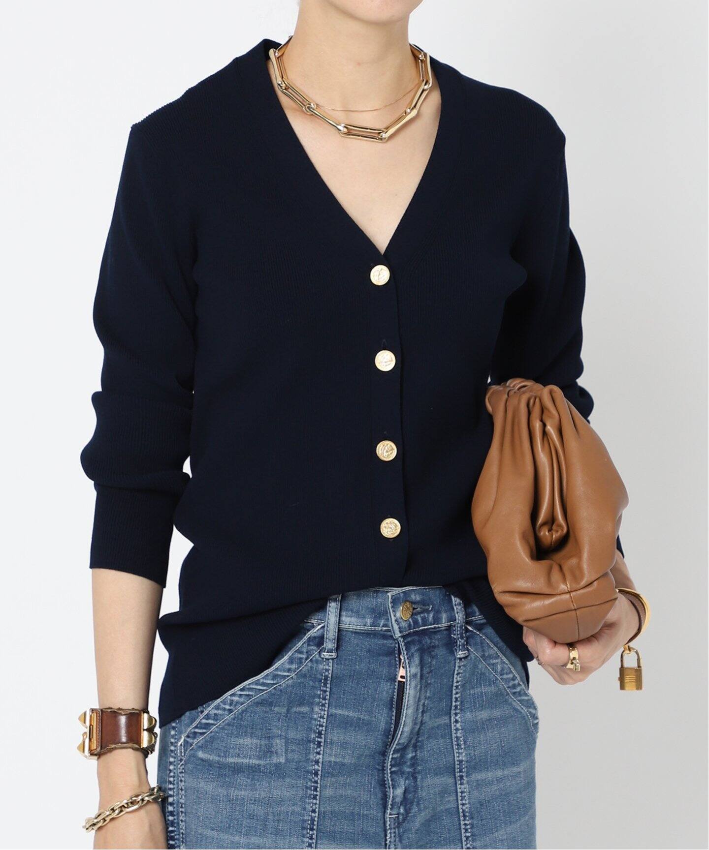 Diner B RIB カーディガン（カーディガン）｜MUSE de Deuxieme Classe  