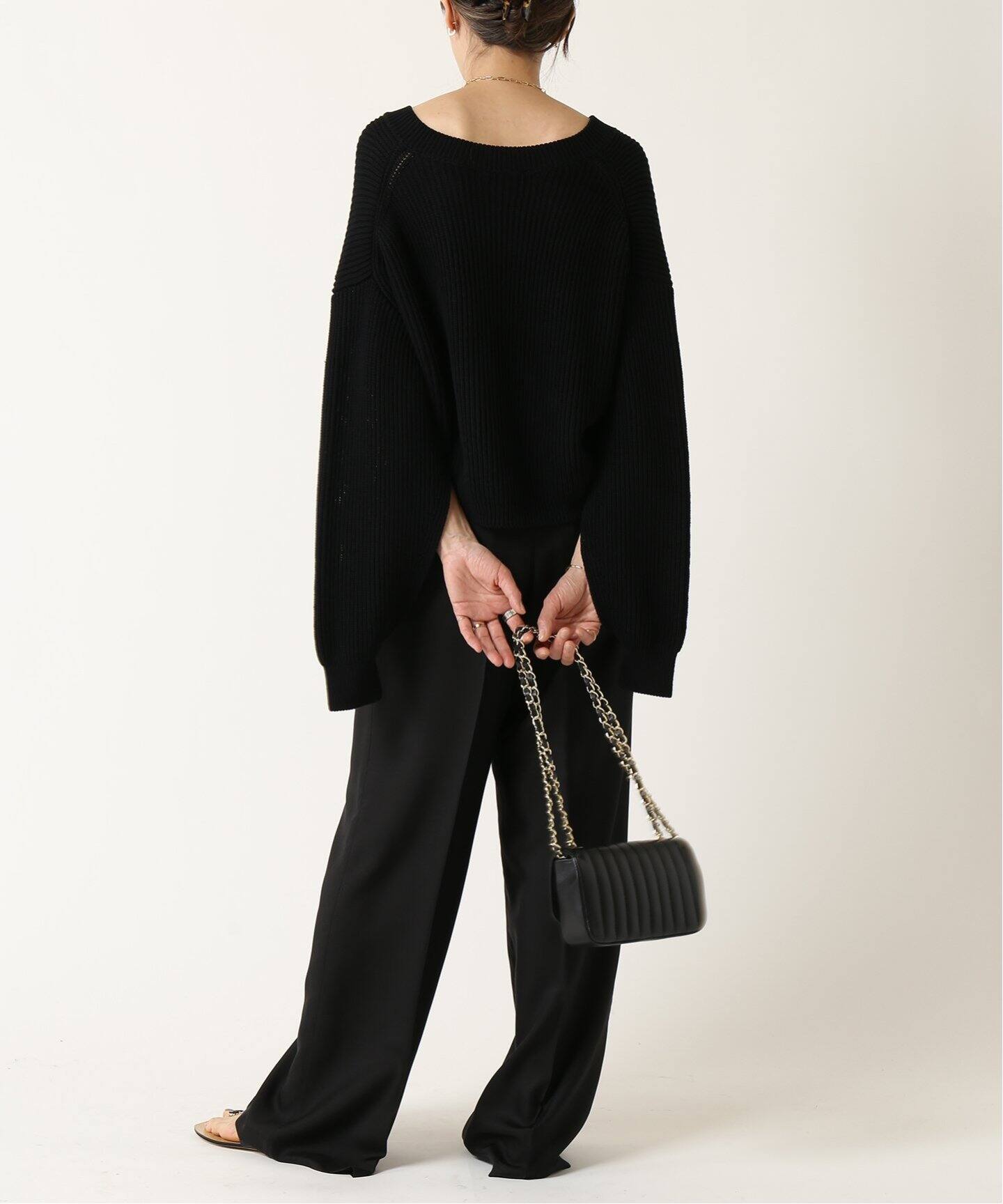 Design Sleeve Cropped プルオーバー（ニット／セーター）｜MUSE de  