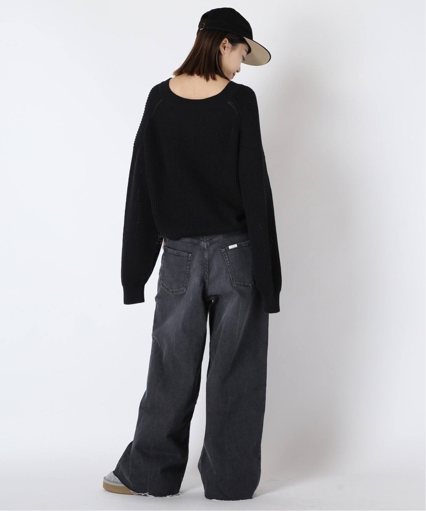 Design Sleeve Cropped プルオーバー（ニット／セーター）｜MUSE de 