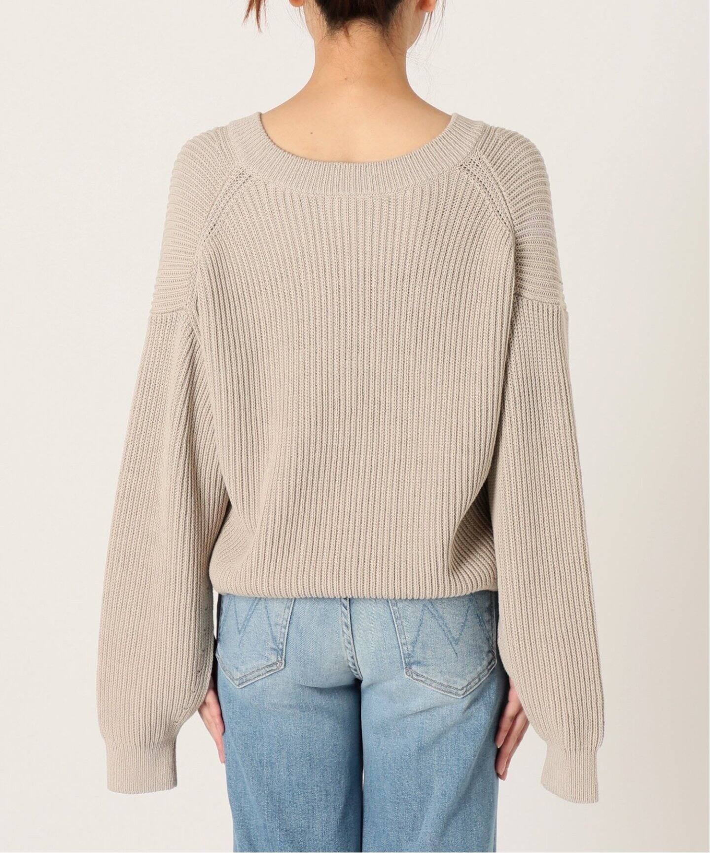 Design Sleeve Cropped プルオーバー（ニット／セーター）｜MUSE de  