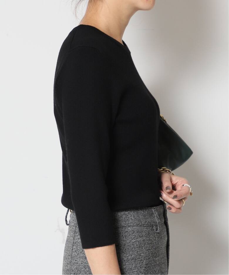 Rib クルーネックプルオーバー（ニット／セーター）｜MUSE de Deuxieme  