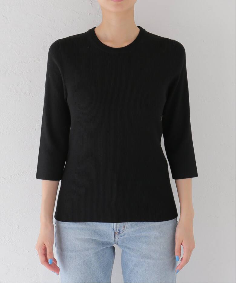 Rib クルーネックプルオーバー（ニット／セーター）｜MUSE de Deuxieme  