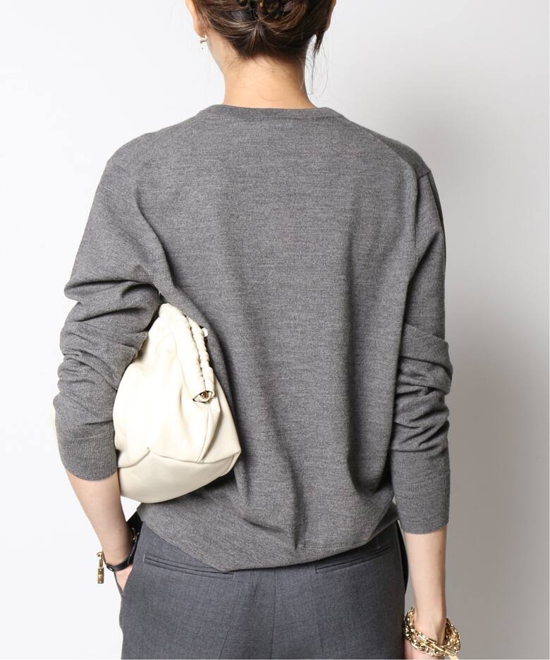 Stretch Wool クルーネック カーディガン（カーディガン）｜MUSE de 