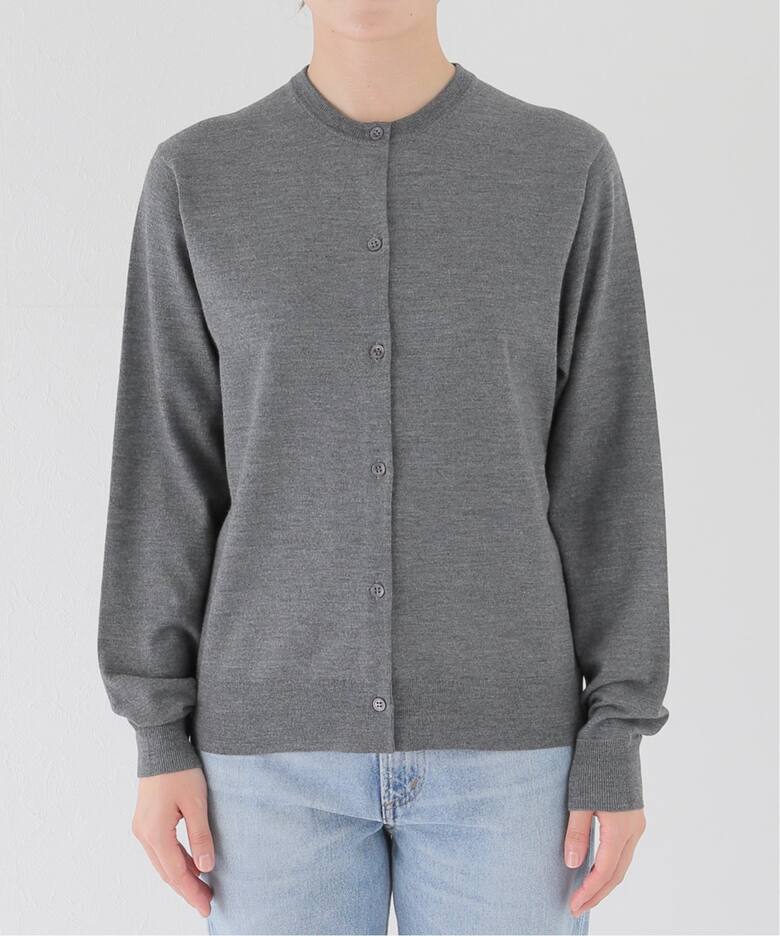 Stretch Wool クルーネック カーディガン（カーディガン）｜MUSE de 