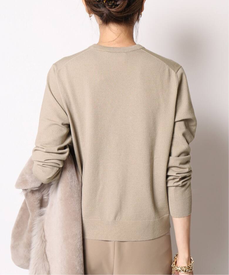 Stretch Wool クルーネックプルオーバー（ニット／セーター）｜MUSE de 