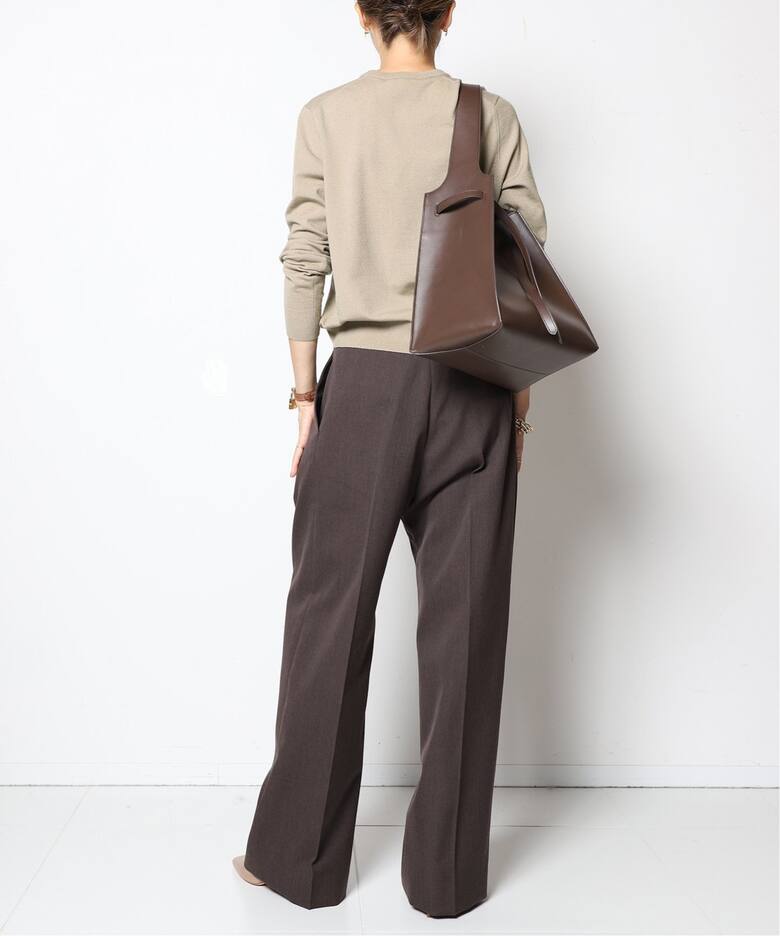 Stretch Wool クルーネックプルオーバー（ニット／セーター）｜MUSE de 