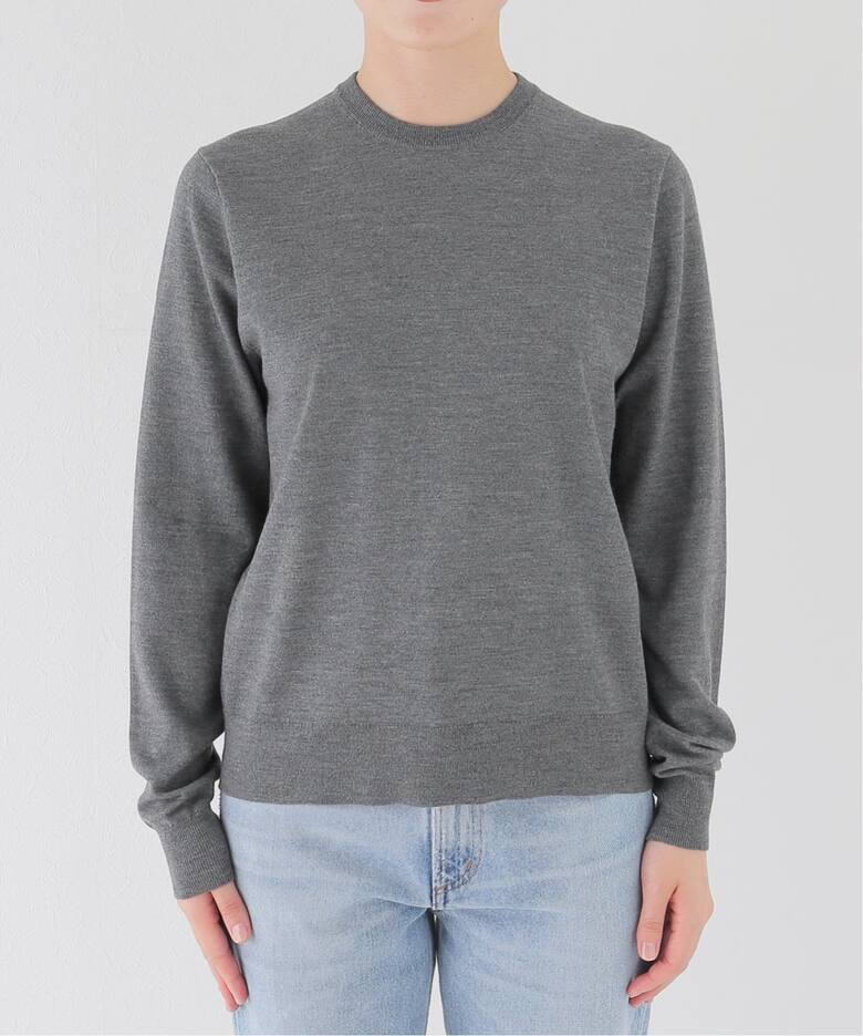 Stretch Wool クルーネックプルオーバー（ニット／セーター）｜MUSE de 