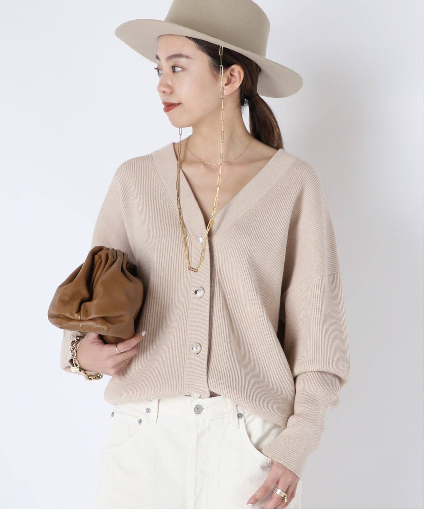 PEAL BUTTON カーディガン（カーディガン）｜MUSE de Deuxieme Classe  