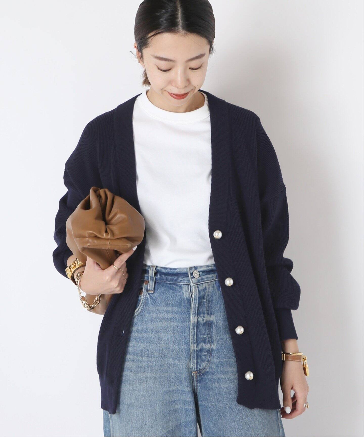 PEAL BUTTON カーディガン（カーディガン）｜MUSE de Deuxieme Classe  