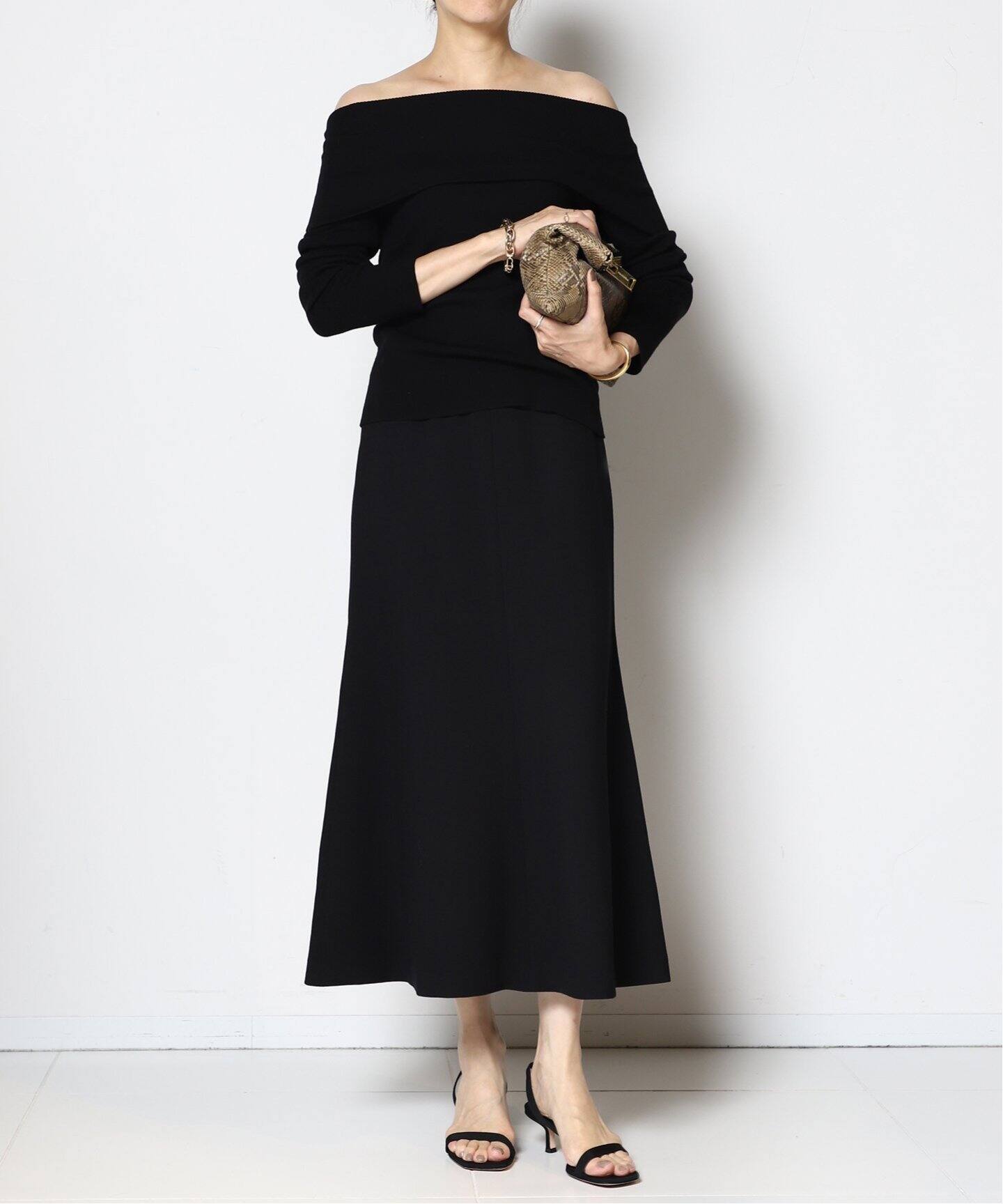 RIB OFF SHOULDER ニット（ニット／セーター）｜MUSE de Deuxieme 