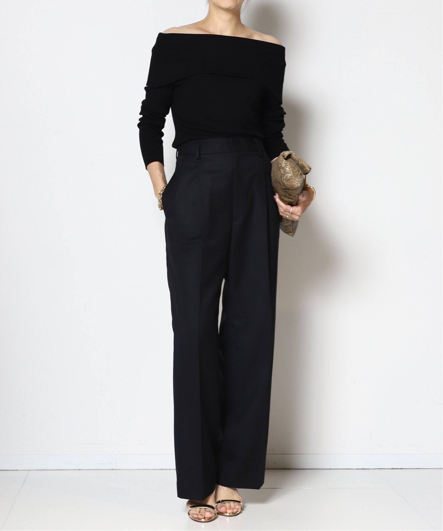 RIB OFF SHOULDER ニット（ニット／セーター）｜MUSE de Deuxieme 