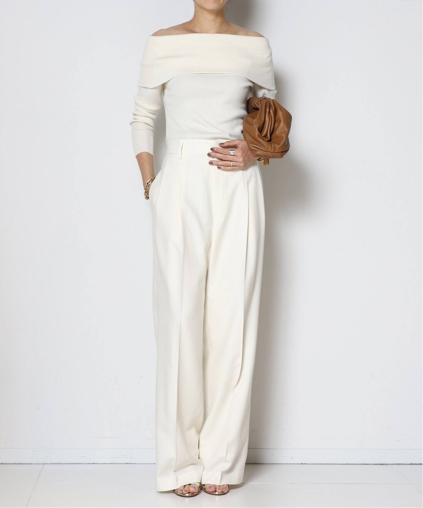 RIB OFF SHOULDER ニット（ニット／セーター）｜MUSE de Deuxieme 