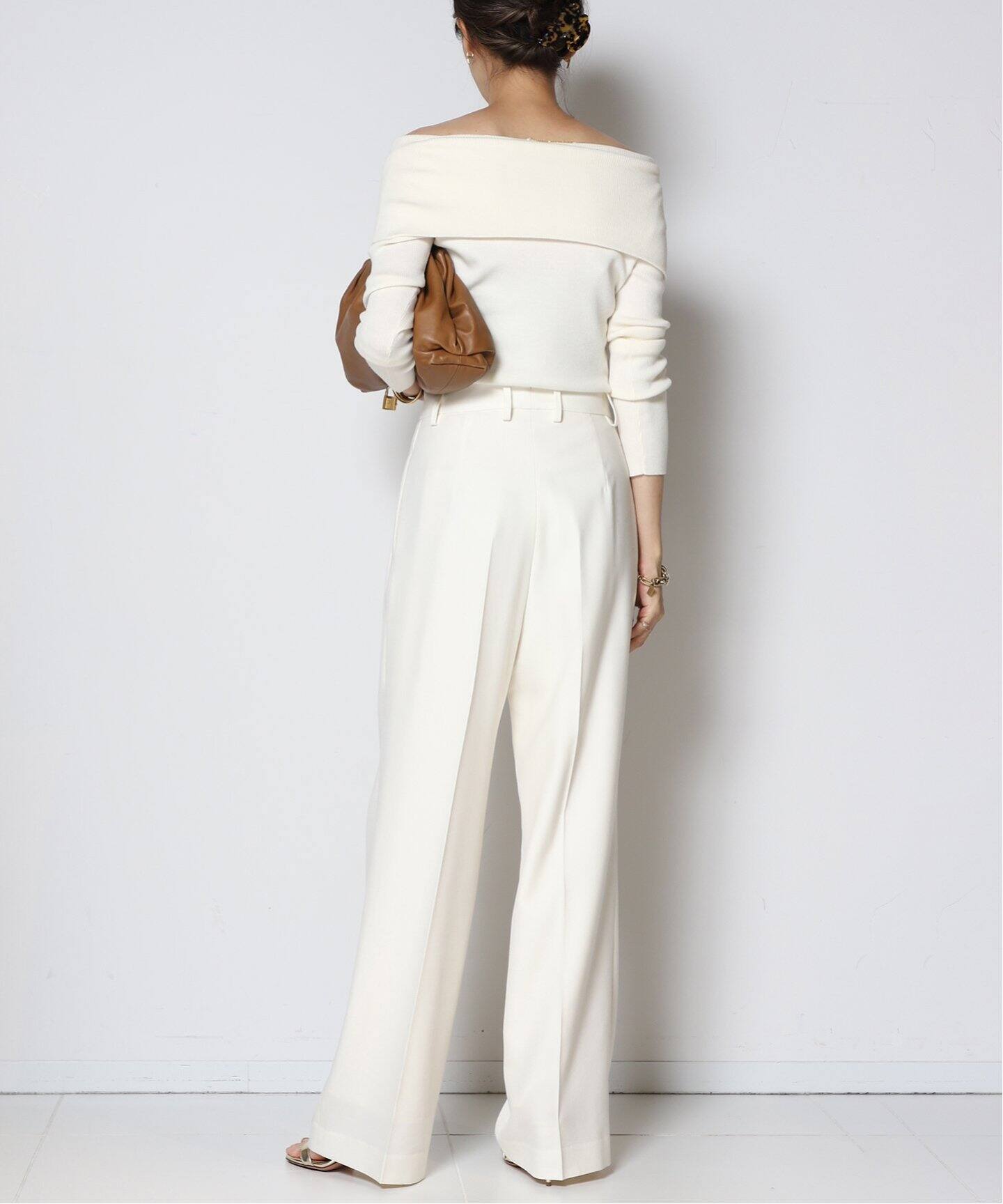 RIB OFF SHOULDER ニット（ニット／セーター）｜MUSE de Deuxieme 