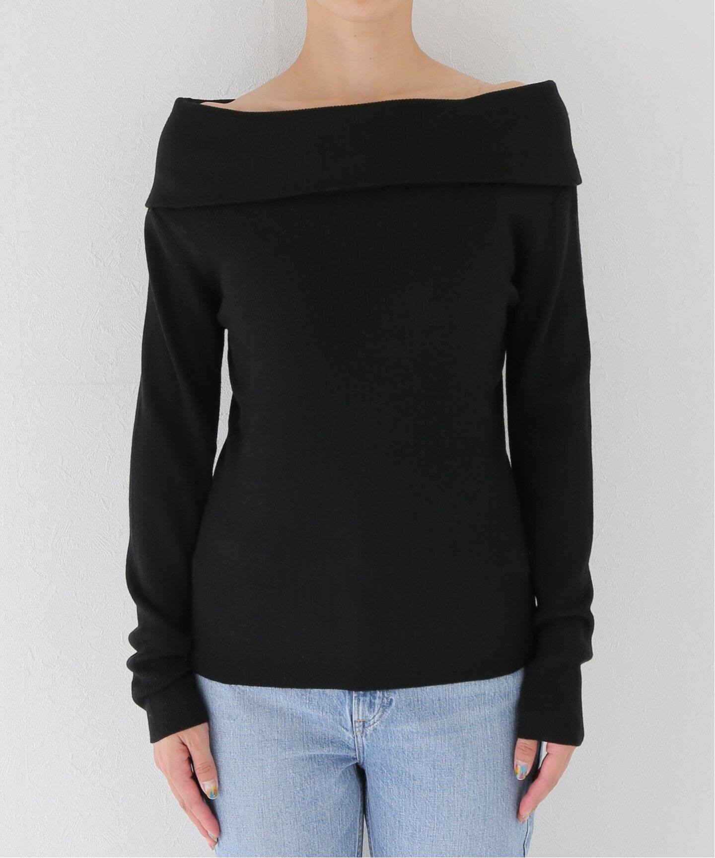 RIB OFF SHOULDER ニット（ニット／セーター）｜MUSE de Deuxieme 