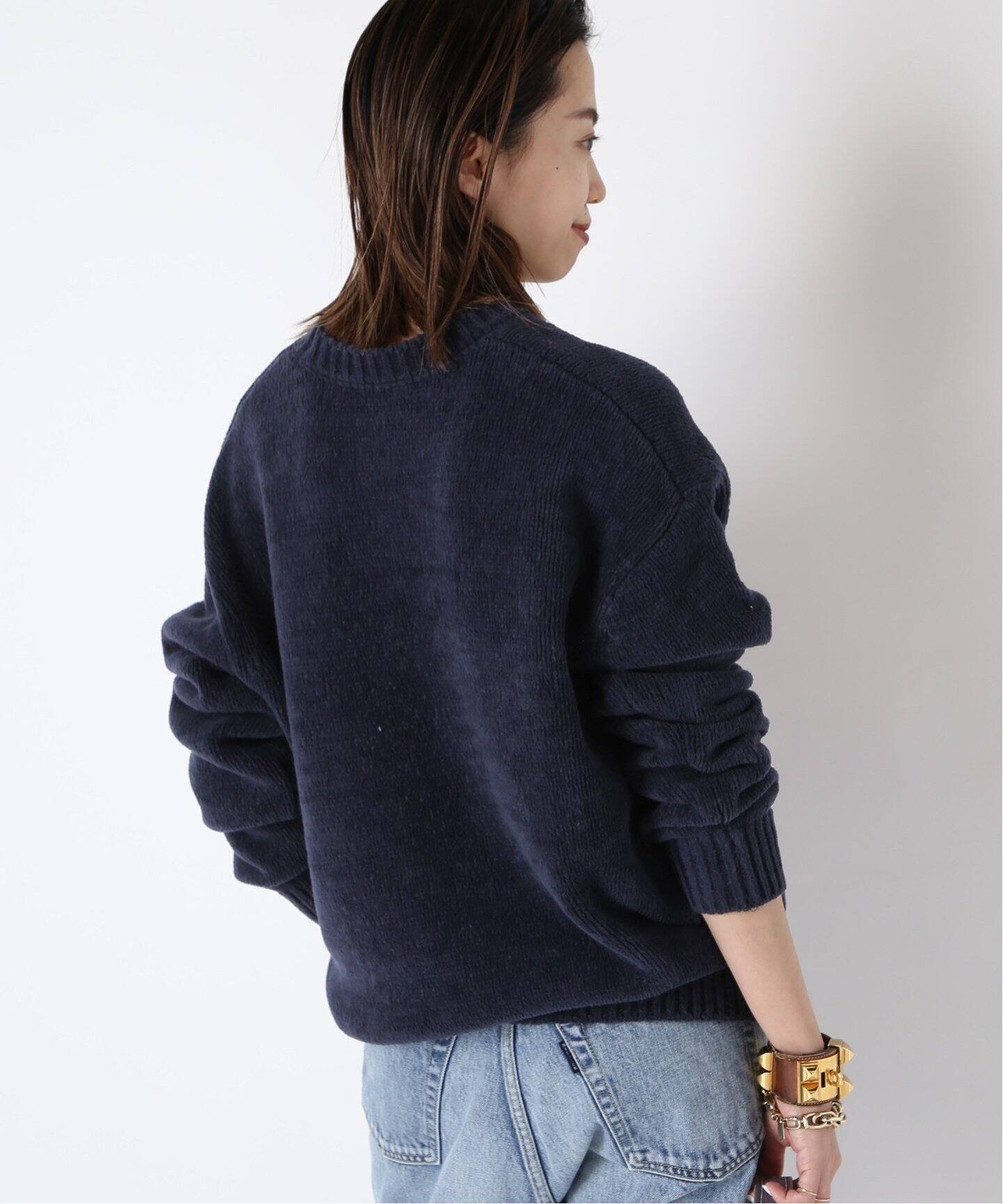 MADISONBLUE/マディソンブルー】COLLEGE SWEATER（ニット／セーター  