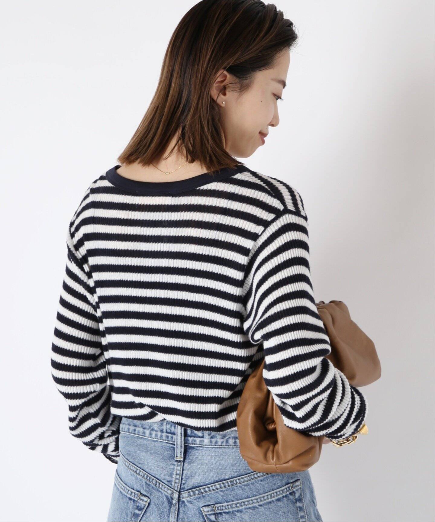 CAROUSELAMBRA/ケラウズランブラ】ORGANIC COTTON ボーダー（ニット 