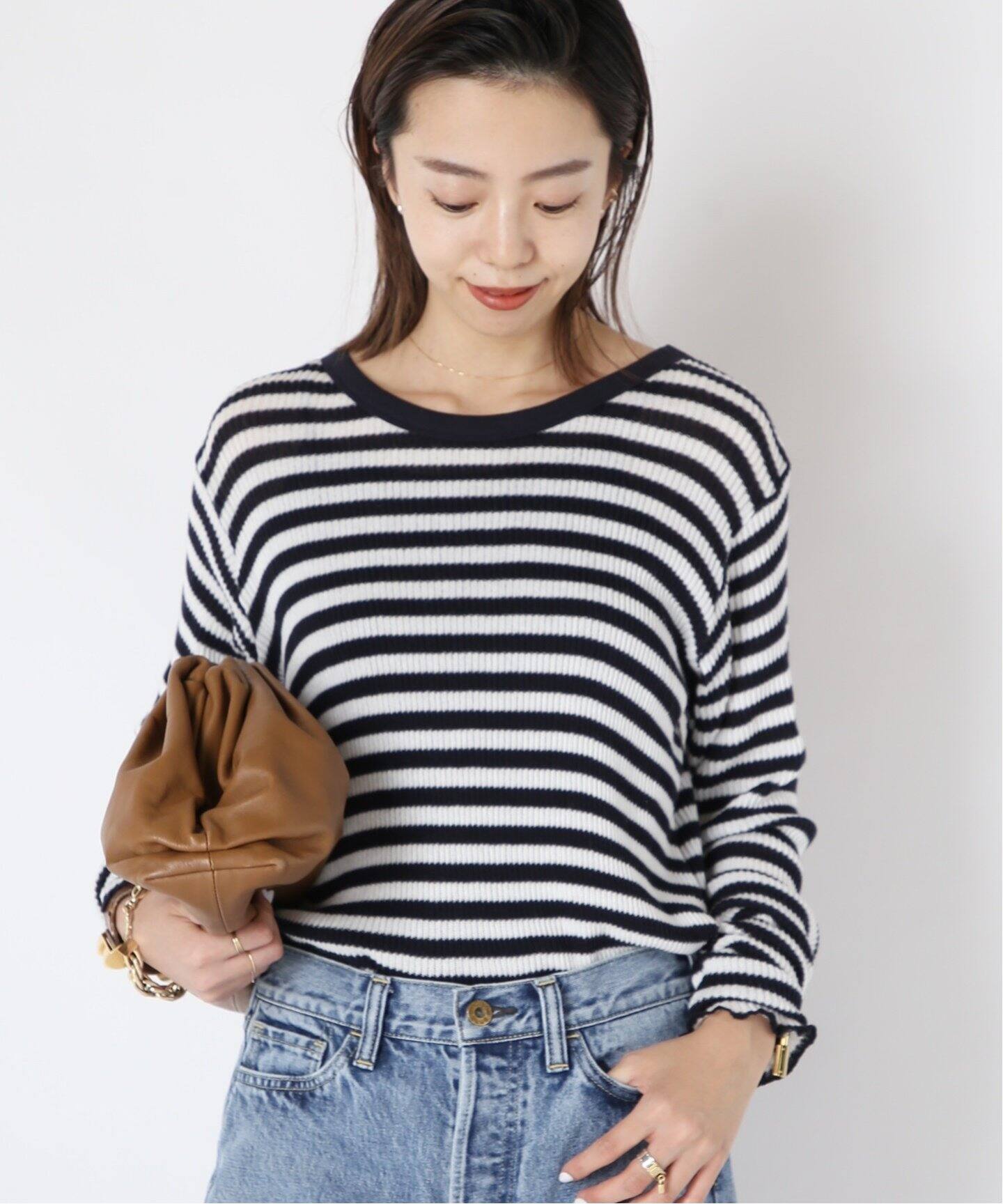 CAROUSELAMBRA/ケラウズランブラ】ORGANIC COTTON ボーダー（ニット 
