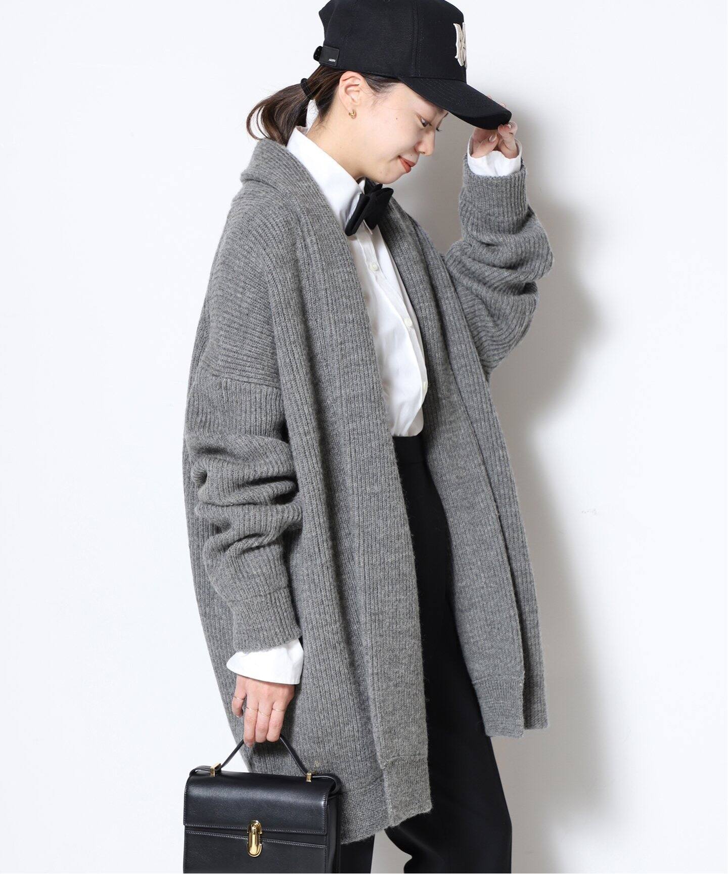 MADISONBLUE/マディソンブルー】SHAWL COLLAR カーディガン 