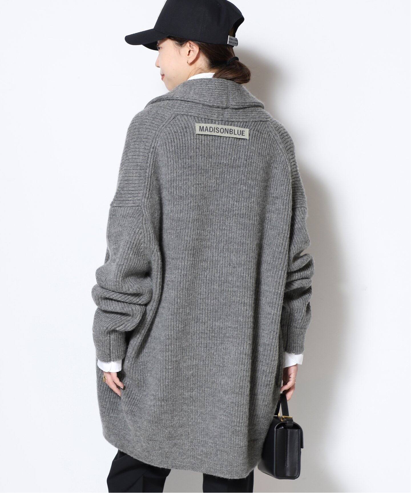 MADISONBLUE/マディソンブルー】SHAWL COLLAR カーディガン 