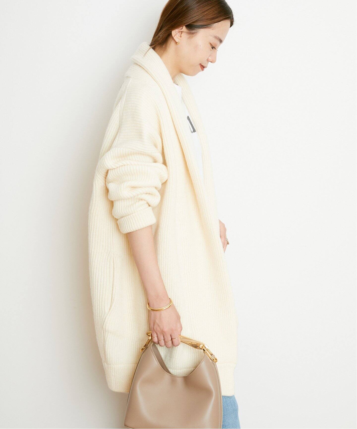 MADISONBLUE/マディソンブルー】SHAWL COLLAR カーディガン 