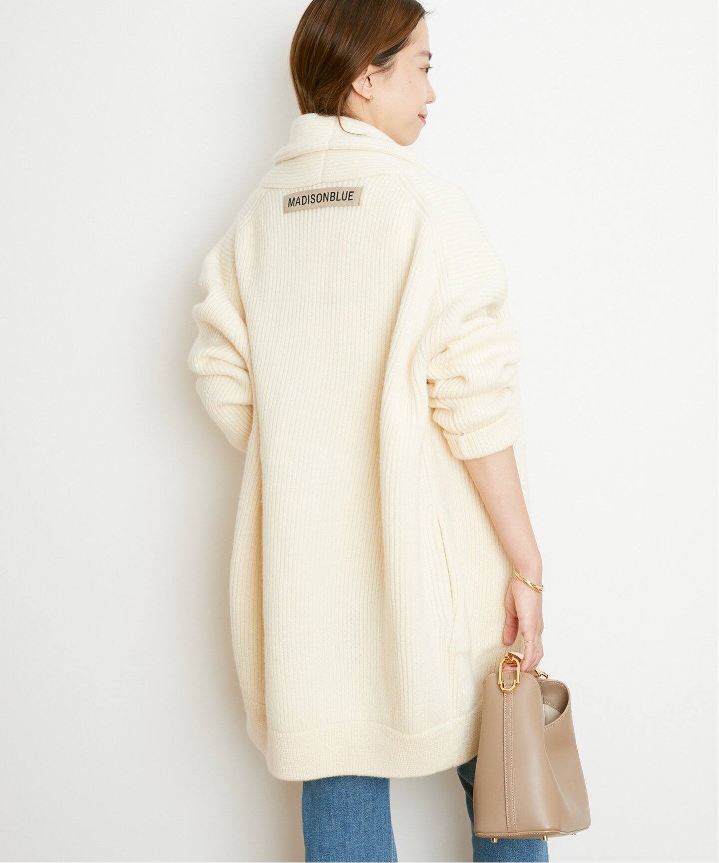 MADISONBLUE/マディソンブルー】SHAWL COLLAR カーディガン 