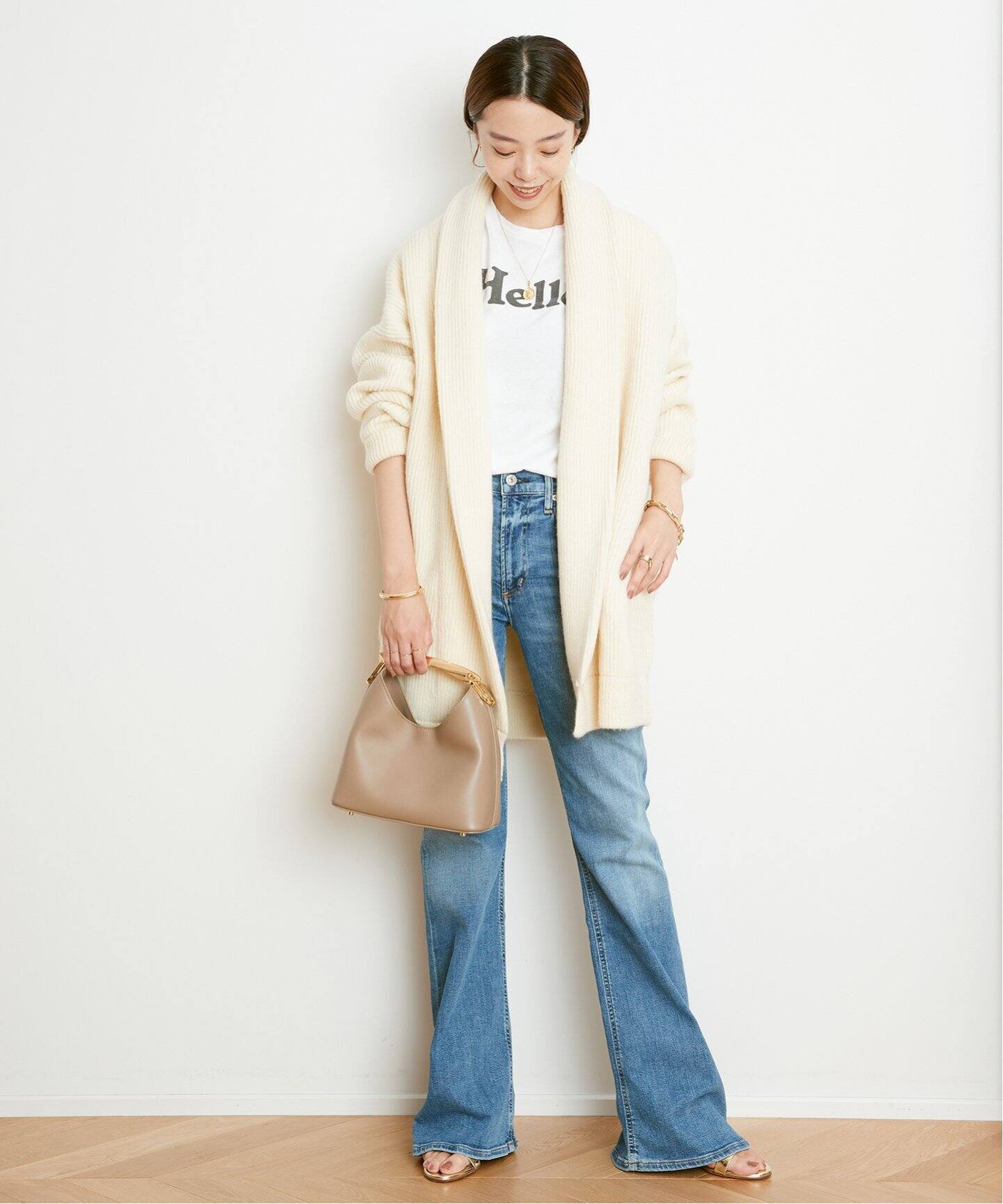 MADISONBLUE/マディソンブルー】SHAWL COLLAR カーディガン 