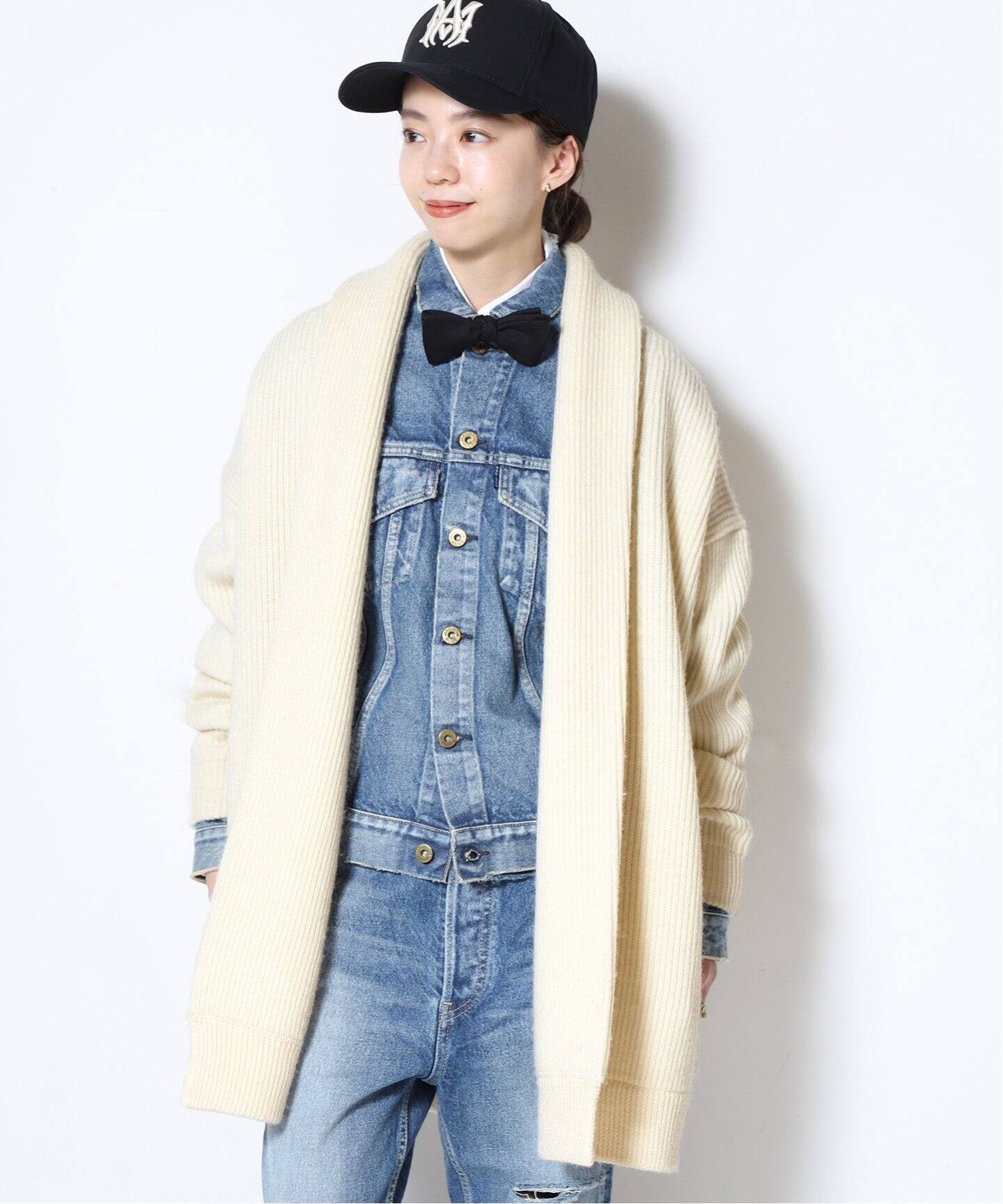 MADISONBLUE/マディソンブルー】SHAWL COLLAR カーディガン 