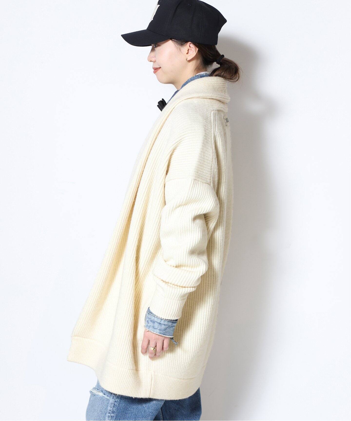 MADISONBLUE/マディソンブルー】SHAWL COLLAR カーディガン 