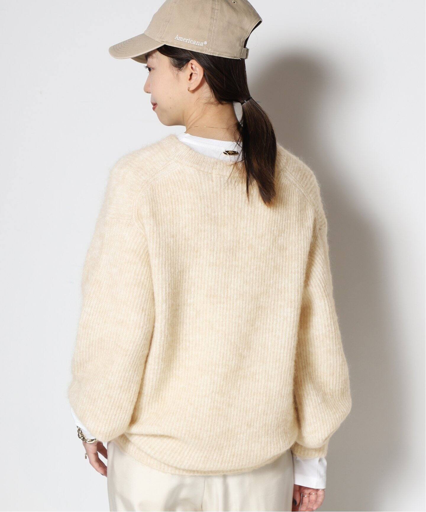 SAYAKADAVIS/サヤカデイヴィス】Ribbed Mohair ニット（ニット 