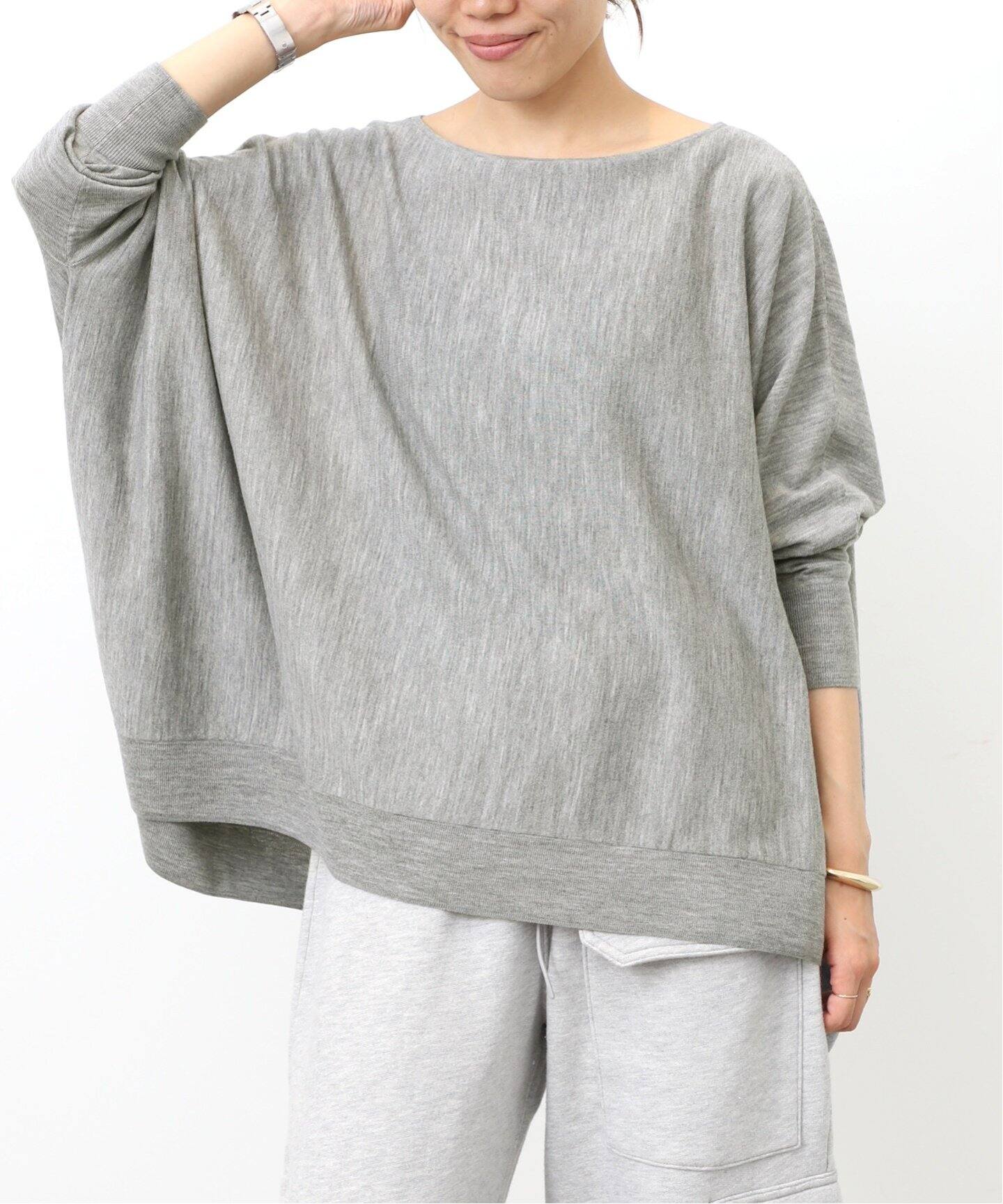 Boatneck Volume Knit（ニット／セーター）｜L 