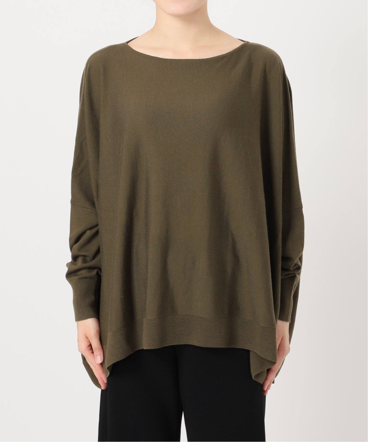 Boatneck Volume Knit（ニット／セーター）｜L 