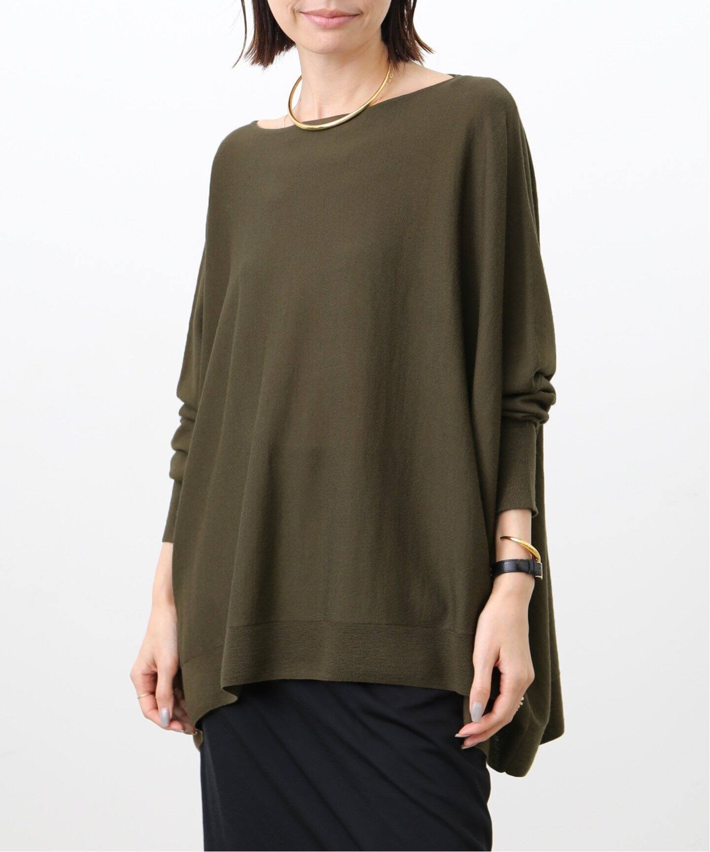 Boatneck Volume Knit（ニット／セーター）｜L 