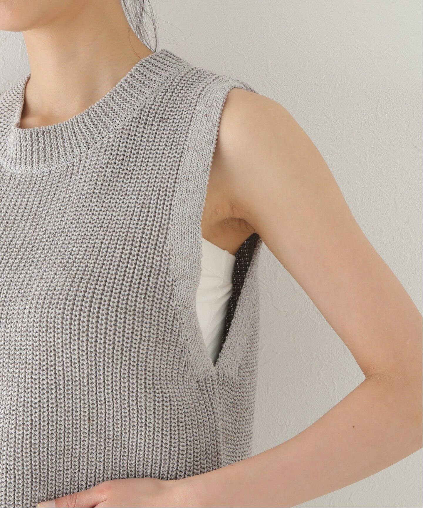 GOOD GRIEF！/グッドグリーフ】Cotton Linen Vest（ニット／セーター 