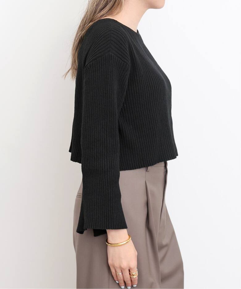 Boucle 2way Short Cardigan（ニット／セーター）｜L