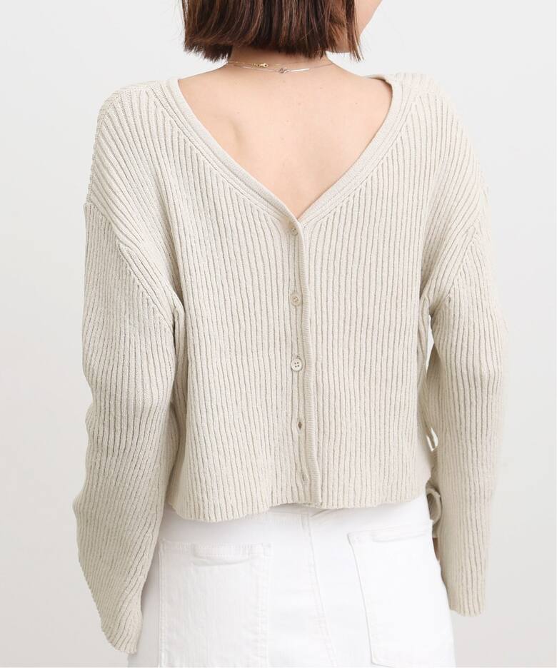 アパルトモン 23AW ブークレ2wayショートカーディガン 