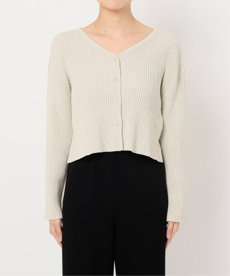 Boucle 2way Short Cardigan（ニット／セーター）｜L