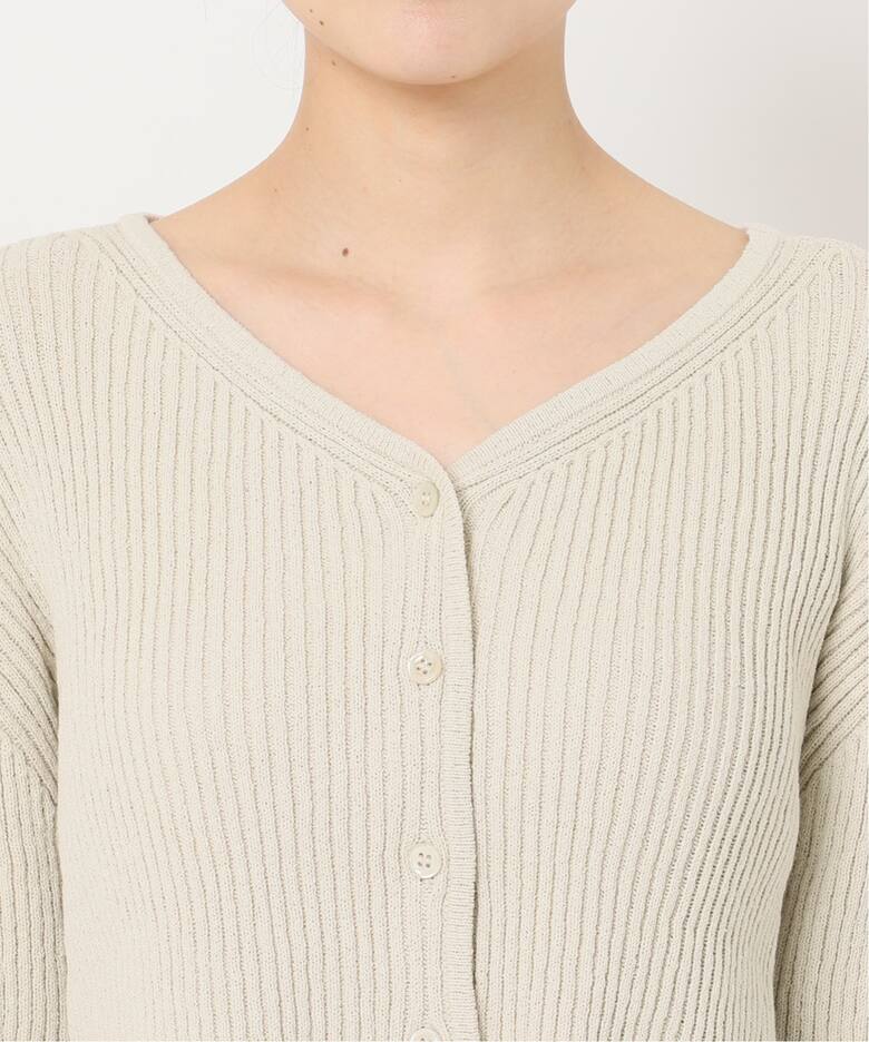 Boucle 2way Short Cardigan（ニット／セーター）｜L