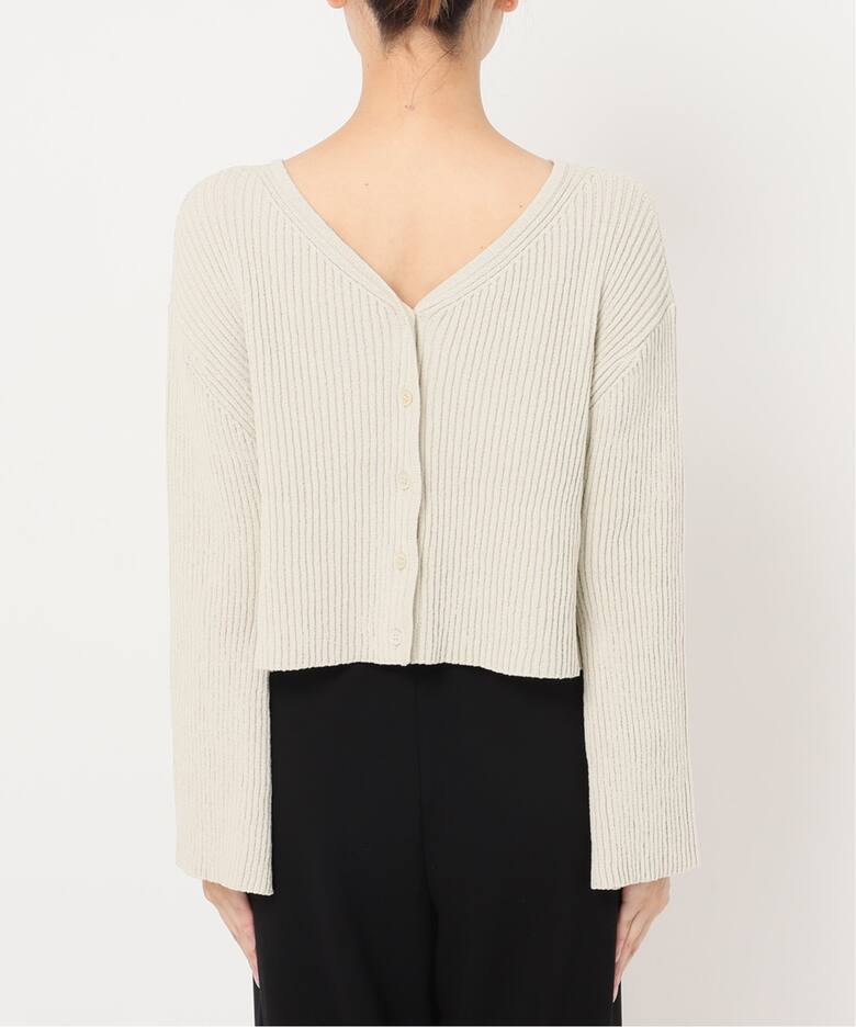 Boucle 2way Short Cardigan（ニット／セーター）｜L