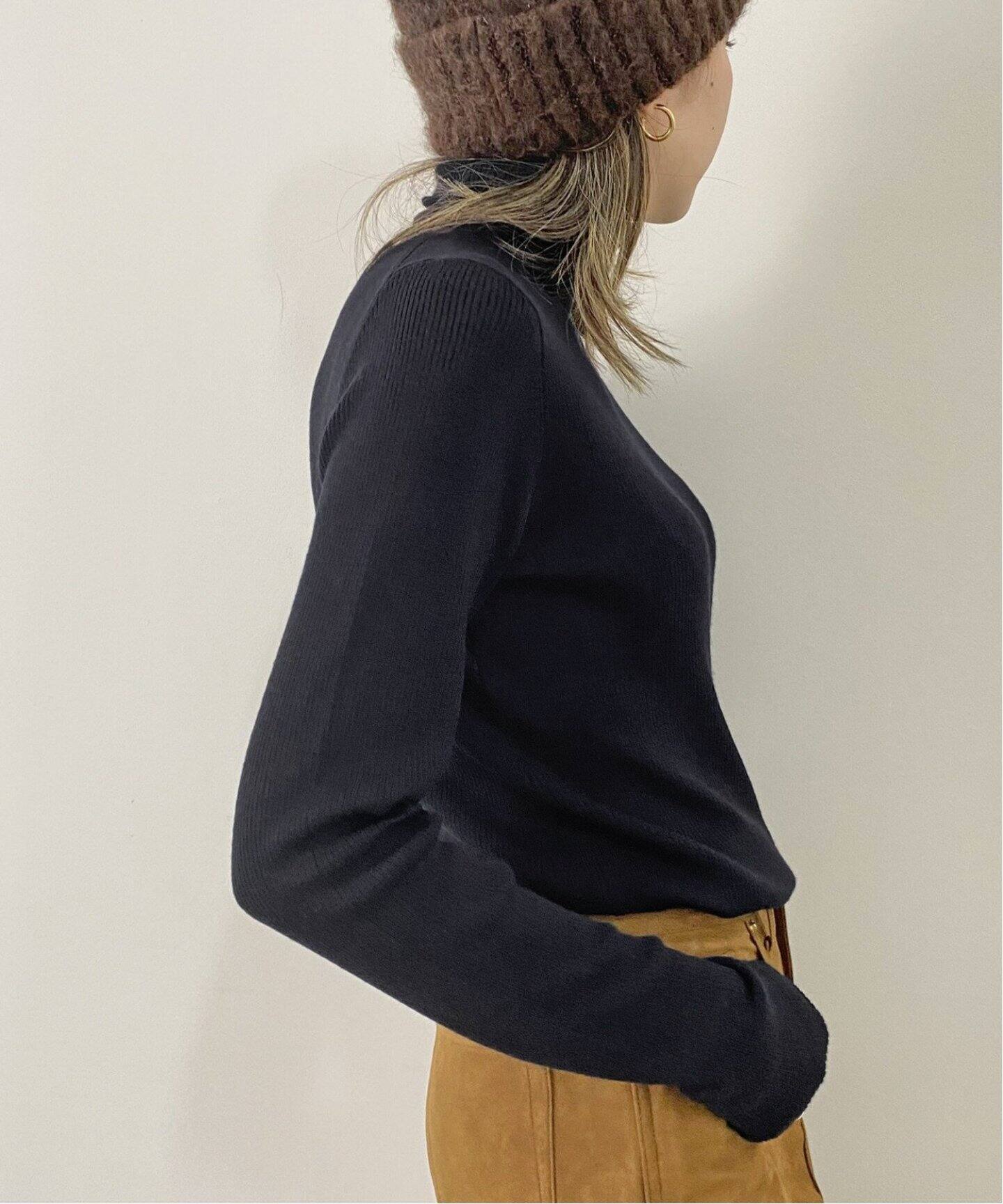Rib Turtlneck Knit（ニット／セーター）｜L 